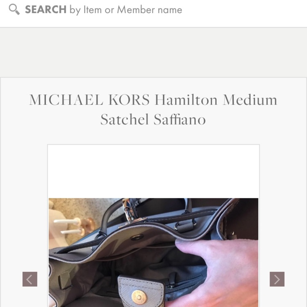 Michael michael Kors Saffiano leather tote. - Picture 6 of 8